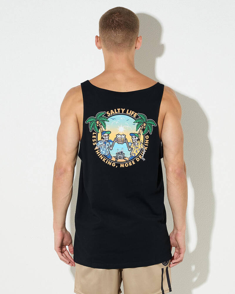 Salty Life Greater Days Singlet for Mens