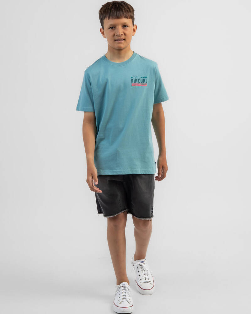Rip Curl Boys' Origin Palms T-Shirt for Mens