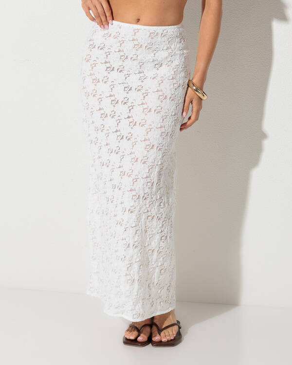 Meli French Lace Maxi Skirt