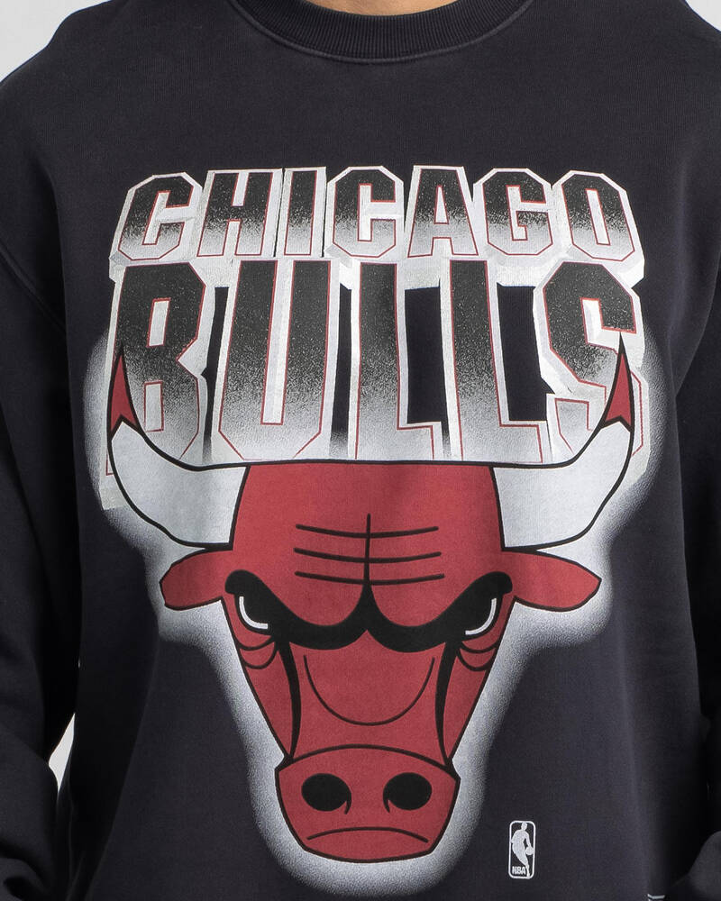Mitchell & Ness Vintage 90s Chicago Bulls Crew Neck Sweatshirt for Mens