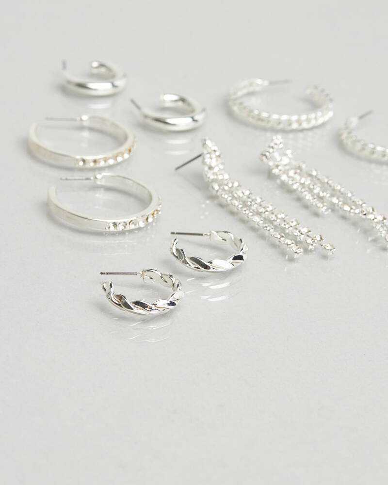 Karyn In LA Material Girl Earring Pack for Womens