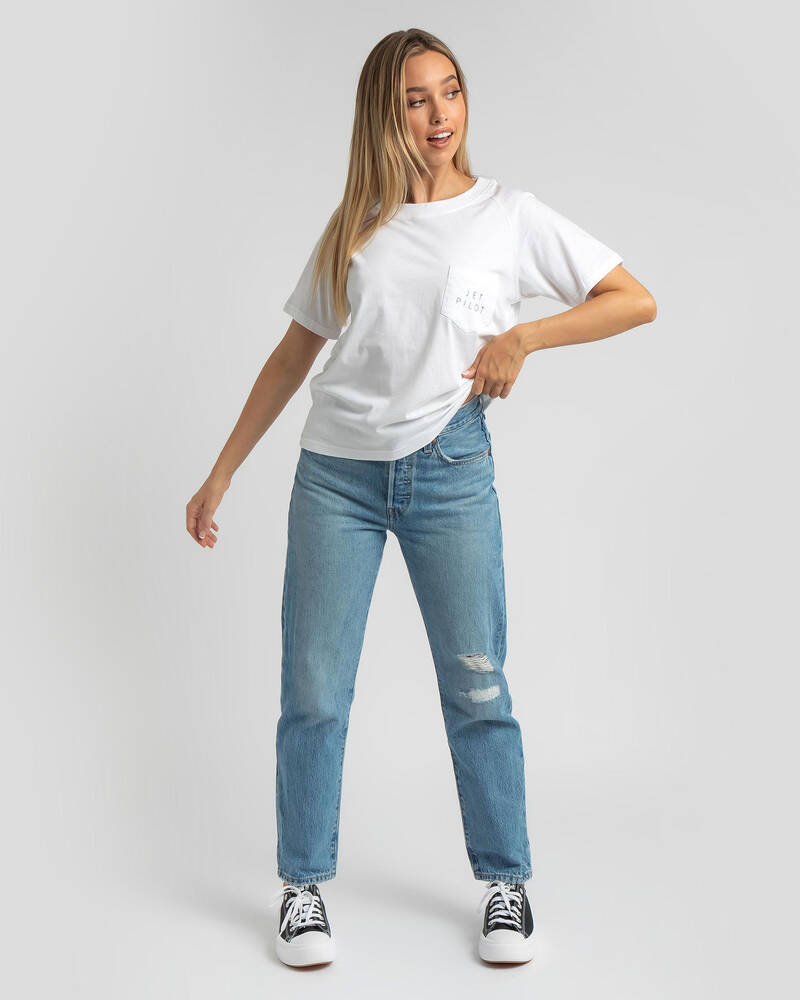 Jetpilot Logo T-Shirt for Womens