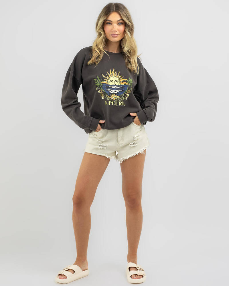 Rip Curl Shore Break Crewneck Sweatshirt for Womens
