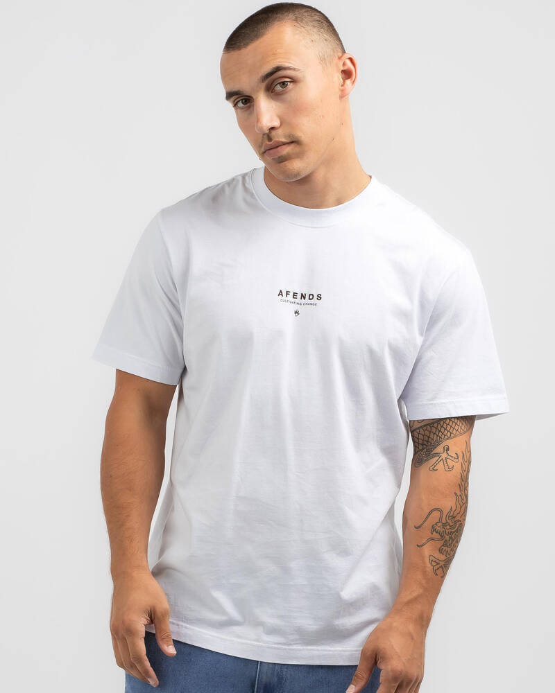 Afends Space Retro Fit T-Shirt for Mens