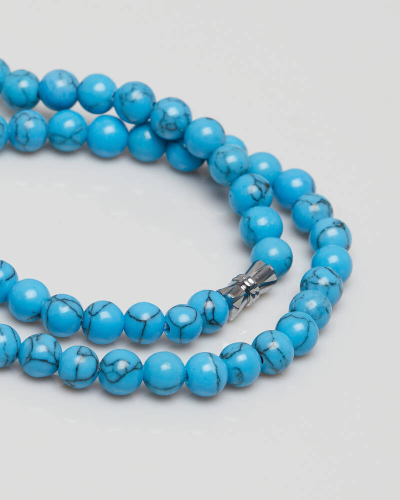 Classics 77 Turquoise Beaded Necklace for Mens