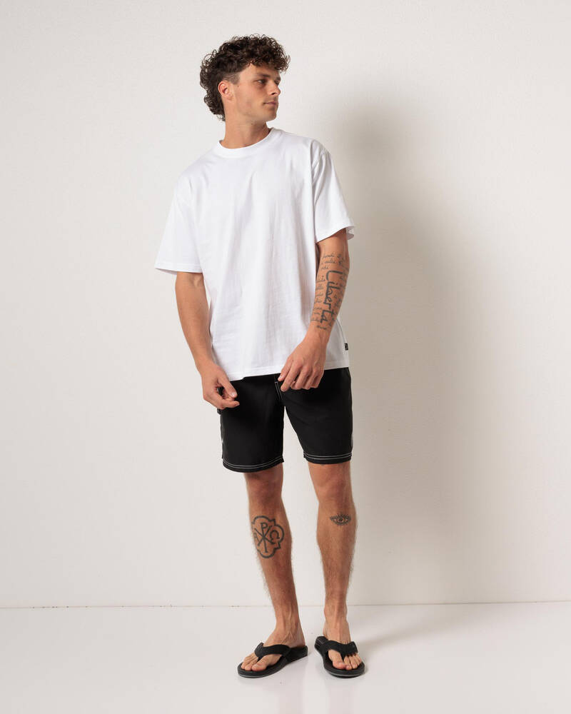 Salty Life Diameter Elastic Waist Shorts for Mens