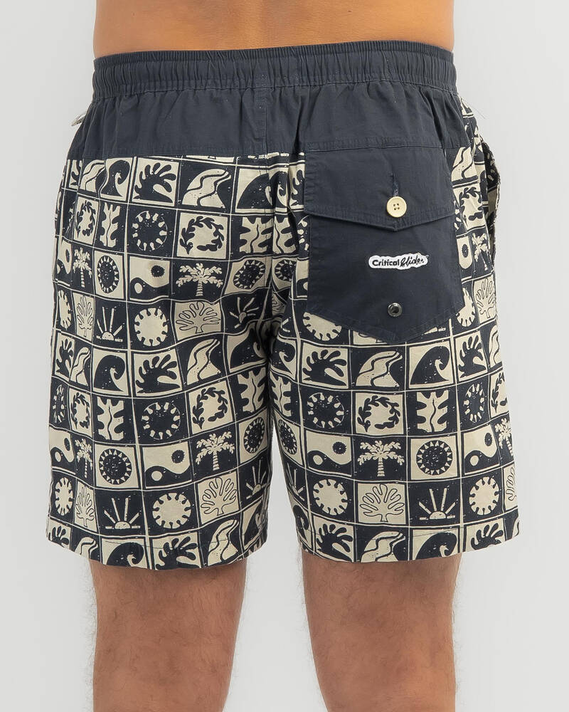 The Critical Slide Society Beuno Trunk Board Shorts for Mens