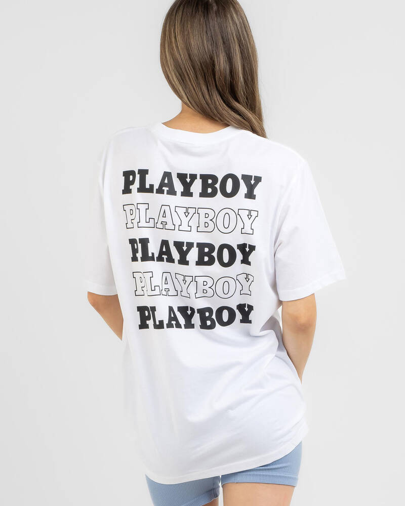 Playboy Playboy Stack Original Fit T-Shirt for Womens