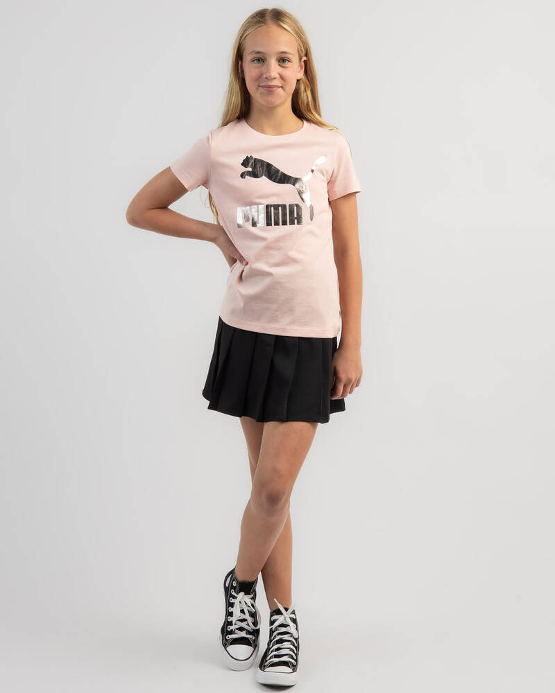 Puma Girls' Classics Logo T-Shirt for Womens