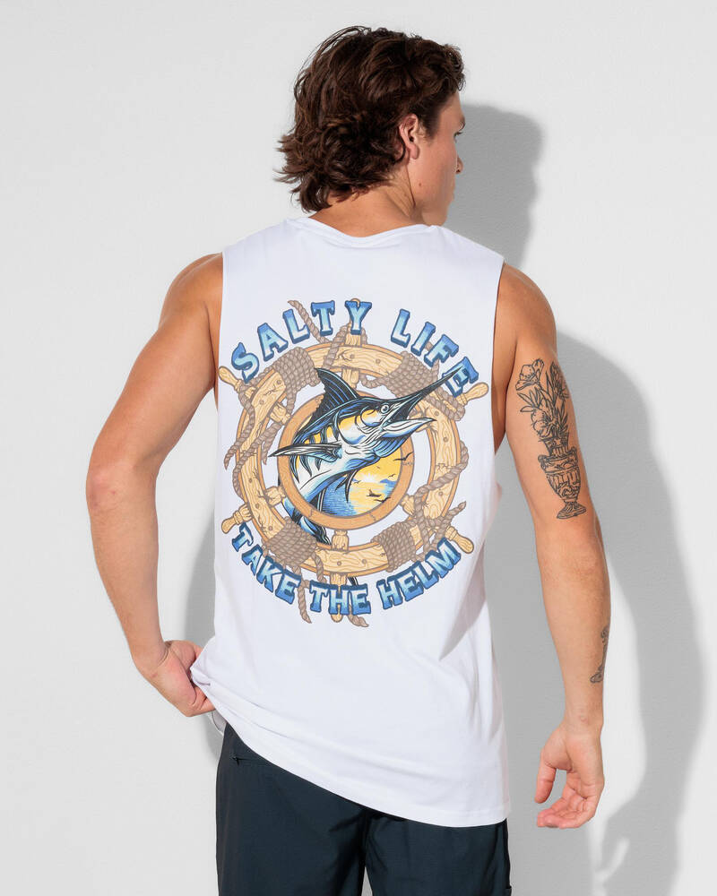 Salty Life Deepwater Helm Muscle for Mens