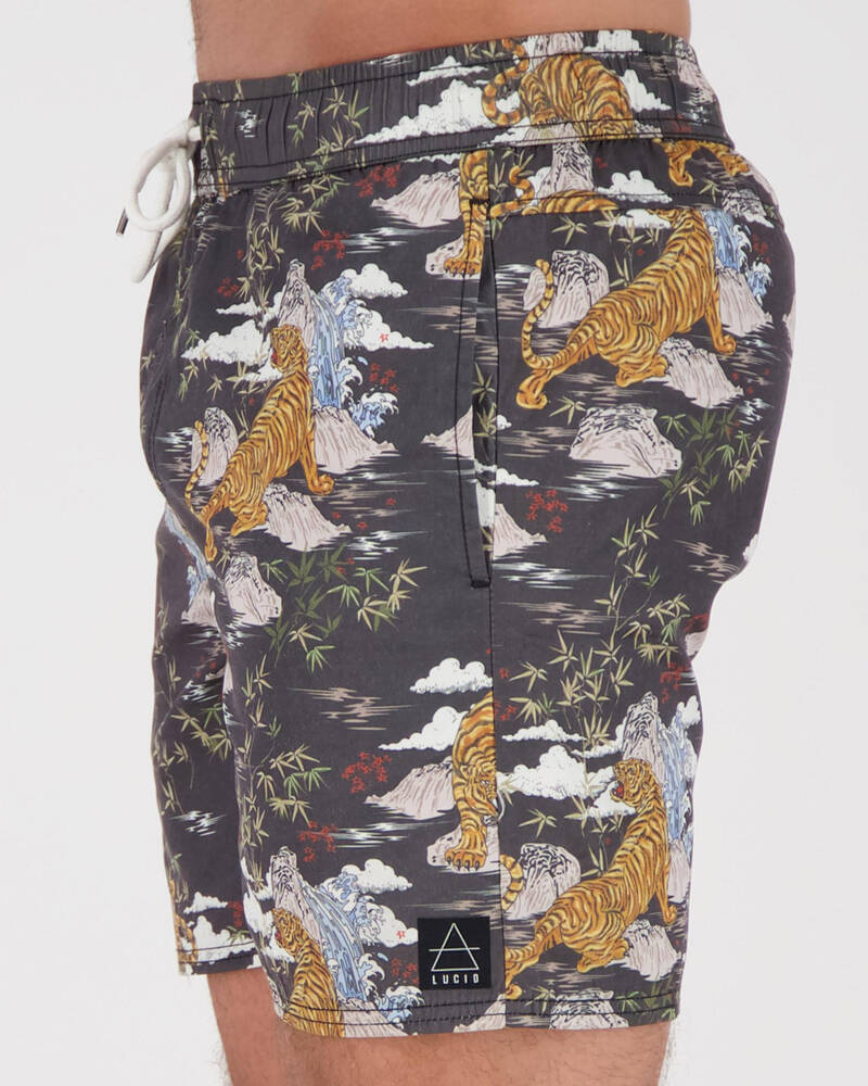 Lucid Crouching Tiger Mully Shorts for Mens