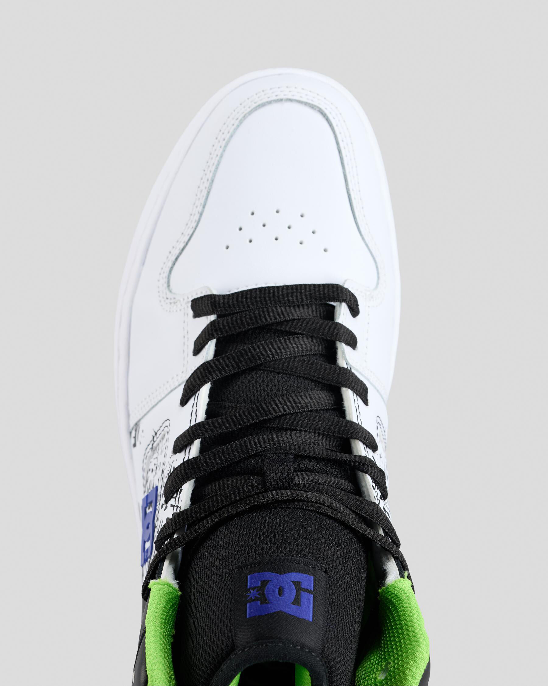 DC Shoes 43i Manteca 4 Hi-Top Shoes In Black/white/black - FREE