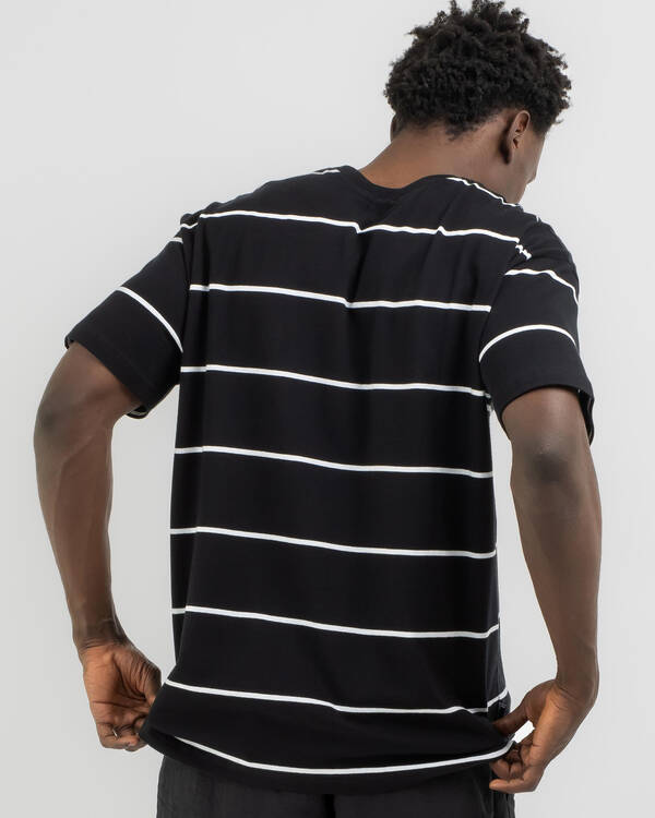 Stussy Hand Drawn Stripe T-Shirt for Mens
