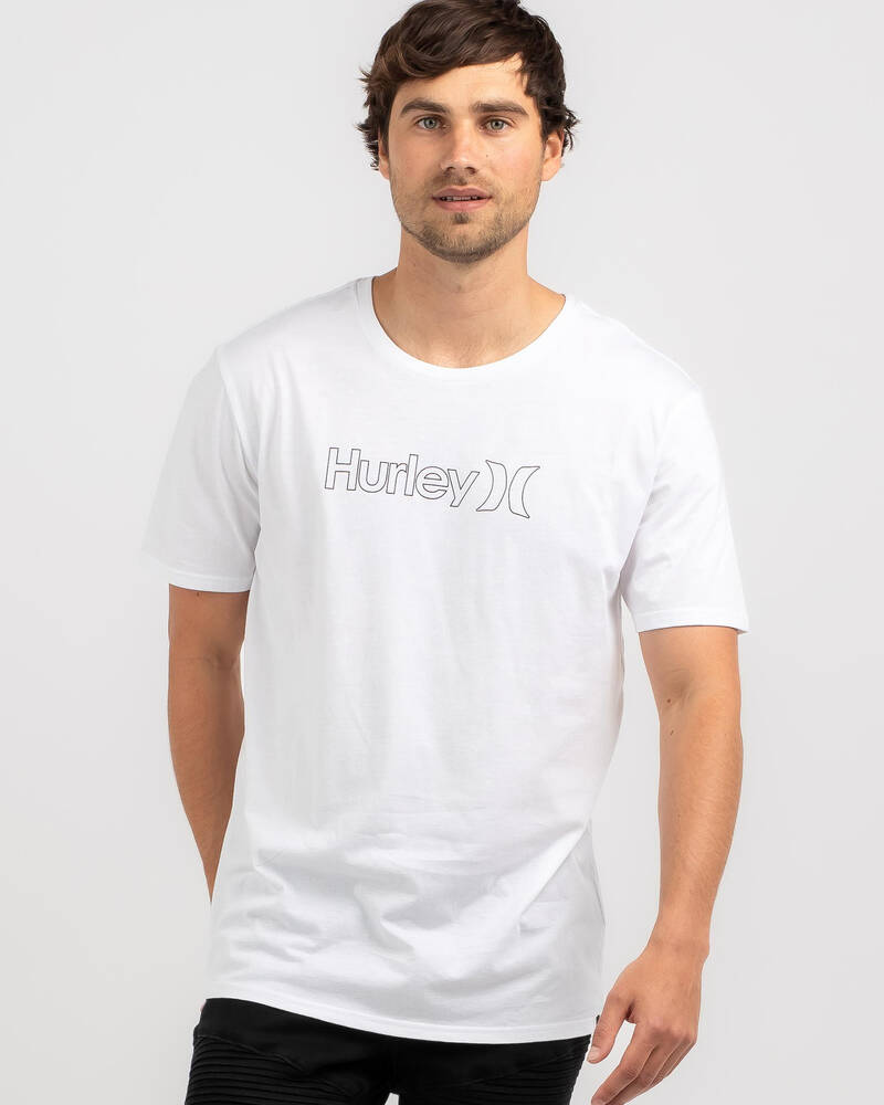 Hurley OAO Outline T-Shirt for Mens