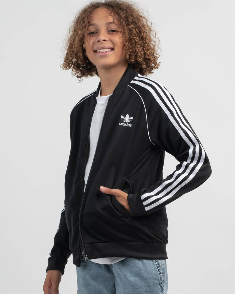 adidas Boys' SST Track Crew Sweatshirt for Mens