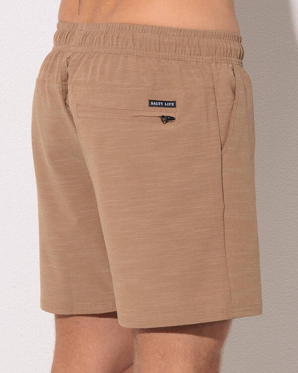 Salty Life Fairlead Elastic Waist Shorts for Mens