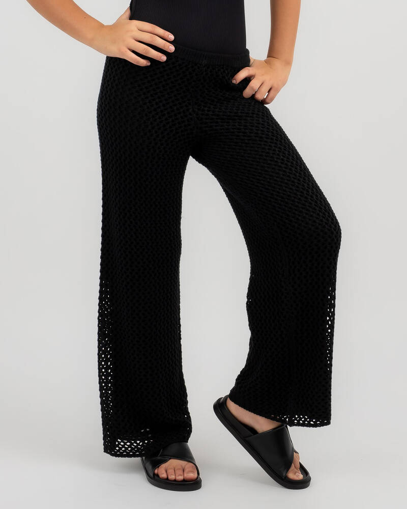 Ava And Ever Girls' Tasmin Crochet Lounge Pants for Womens