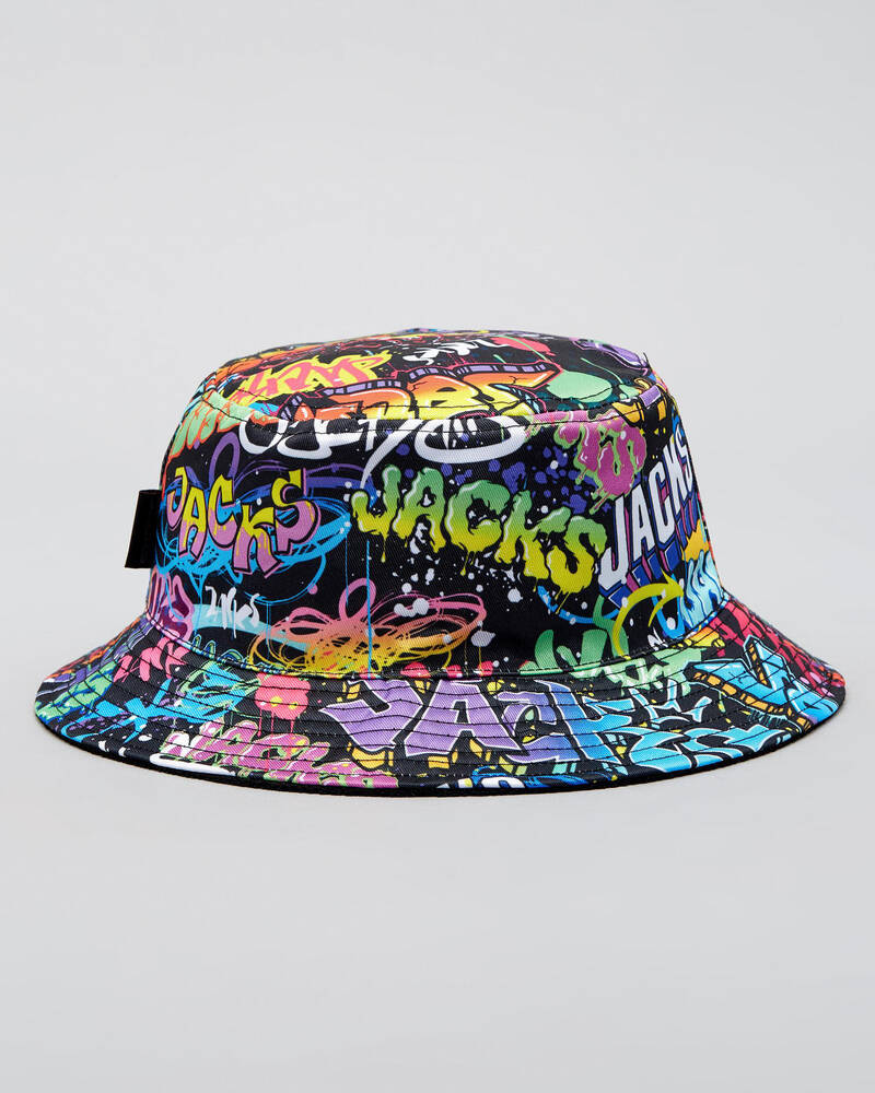 Jacks Toddlers' Tagged Reversible Bucket Hat for Mens