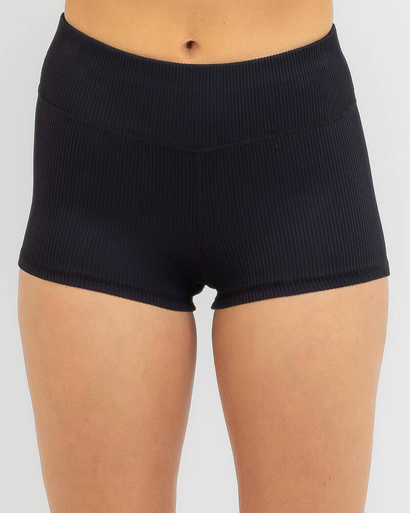 Kaiami Ashton Rib Shortie Bikini Bottom for Womens