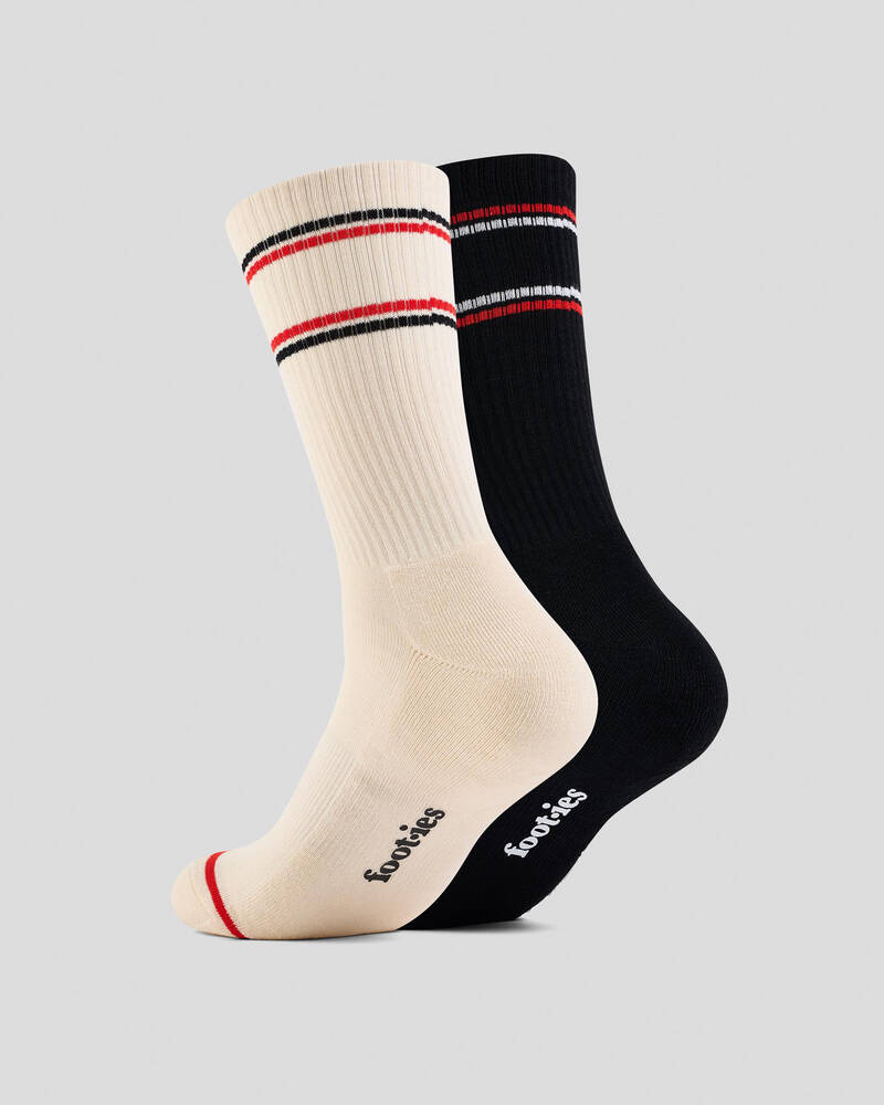 FOOT-IES Coke Sports Sneaker Sock 2 Pack for Mens