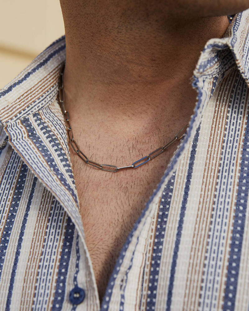 REPUBLIK Paperclip Necklace for Mens