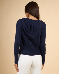 Ava And Ever Cora Hooded Zip Knit Jumper for Womens image number null