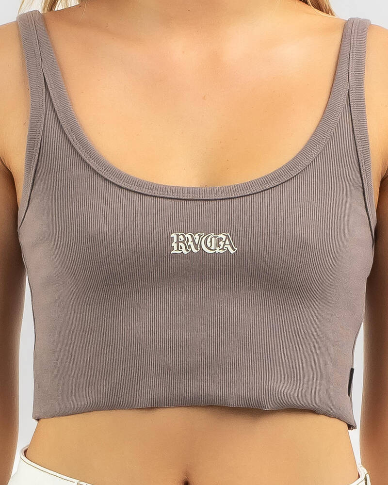 RVCA Old RVCA Cropped Tank Top for Womens