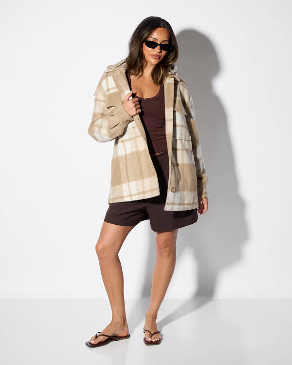 Mooloola Flynn Hooded Shacket for Womens