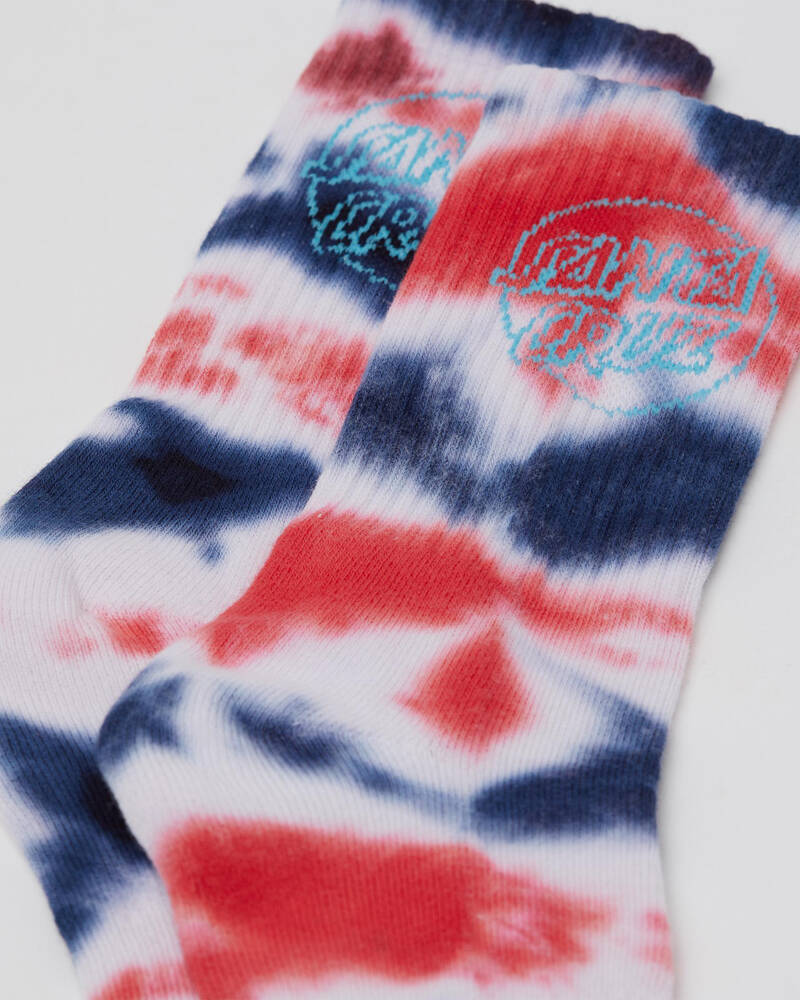 Santa Cruz Boys' Opus Dot Crew Socks 2 Pack for Mens