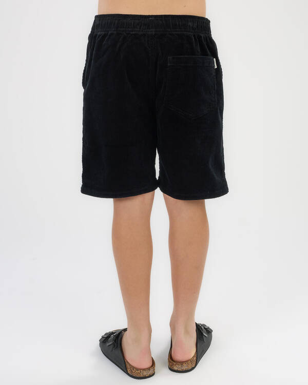 Skylark Boys' Cord Elastic Waist Shorts for Mens