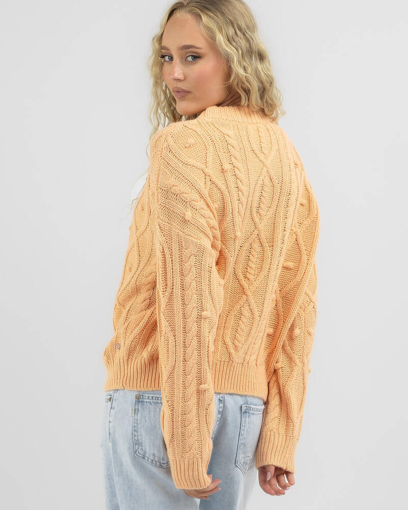 Roxy La Playa Cable Knit Sweater for Womens