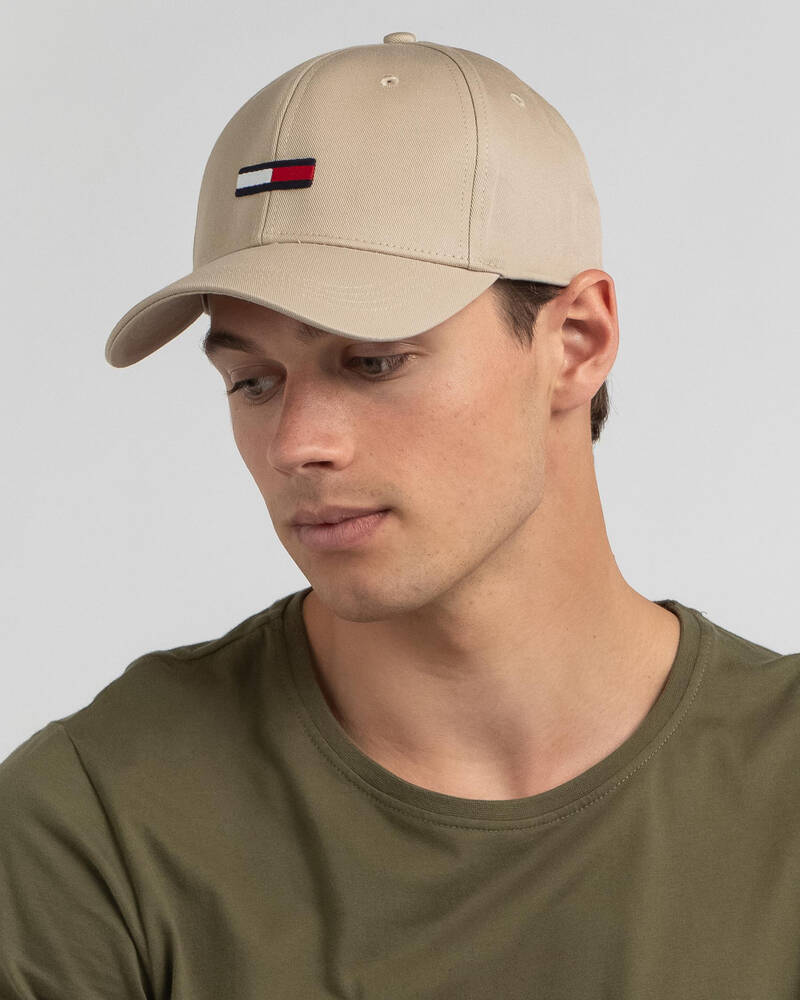 Beige City Returns & Flag Hilfiger Soft TJM FREE* United Shipping In Cap - Easy - States Beach Tommy