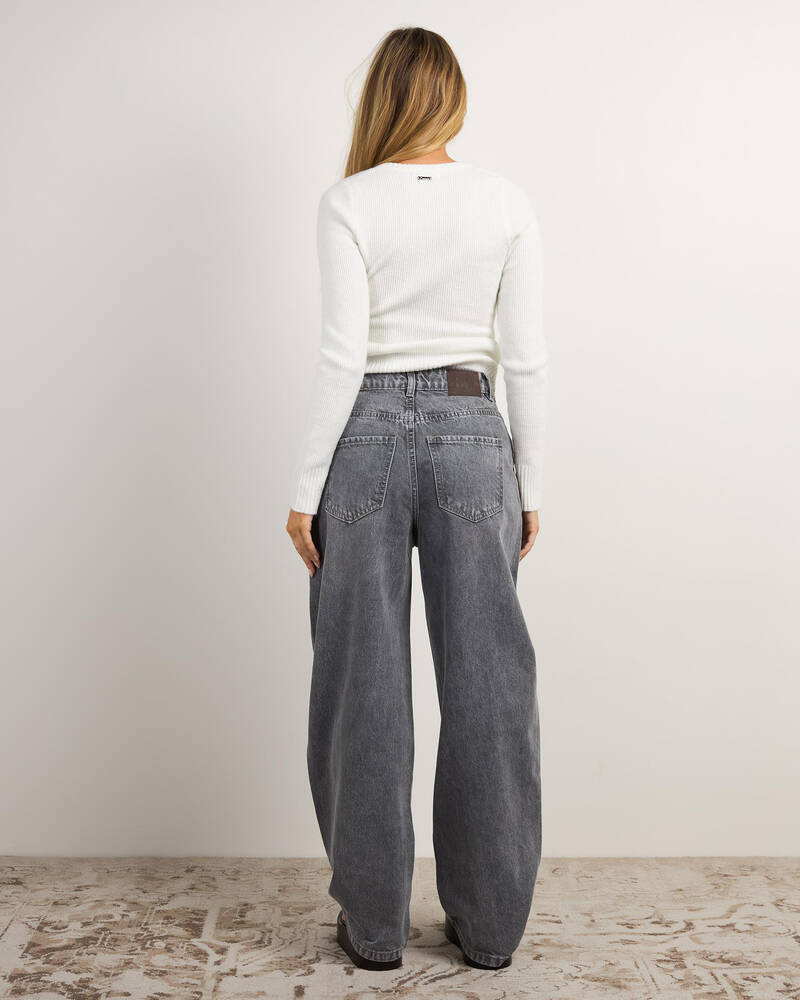 DESU Cyndi Barrel Leg Jeans for Womens