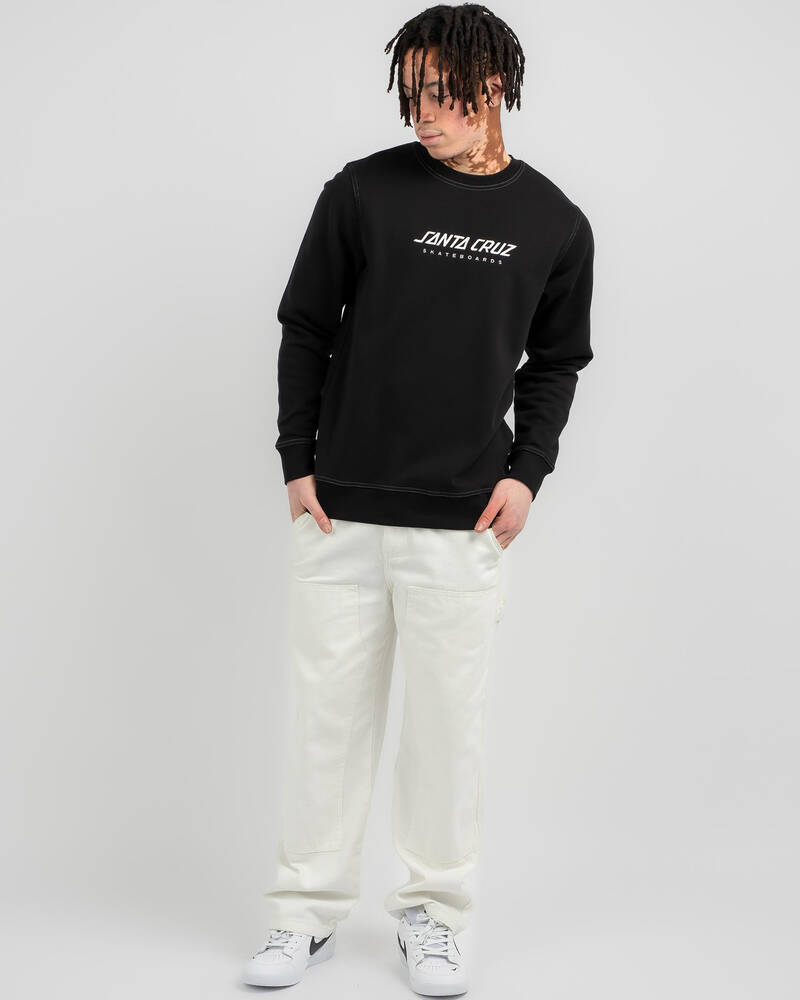 Santa Cruz Solid Strip Front Sweatshirt for Mens