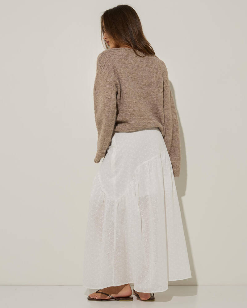 Rhythm Bailey Broderie Skirt for Womens