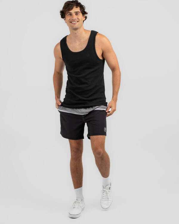 Salty Life Splinter Elastic Waist Shorts for Mens