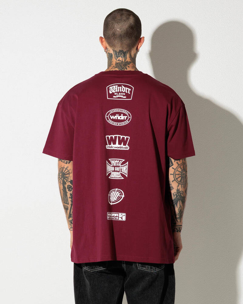 Wndrr Union Box Fit T-Shirt for Mens