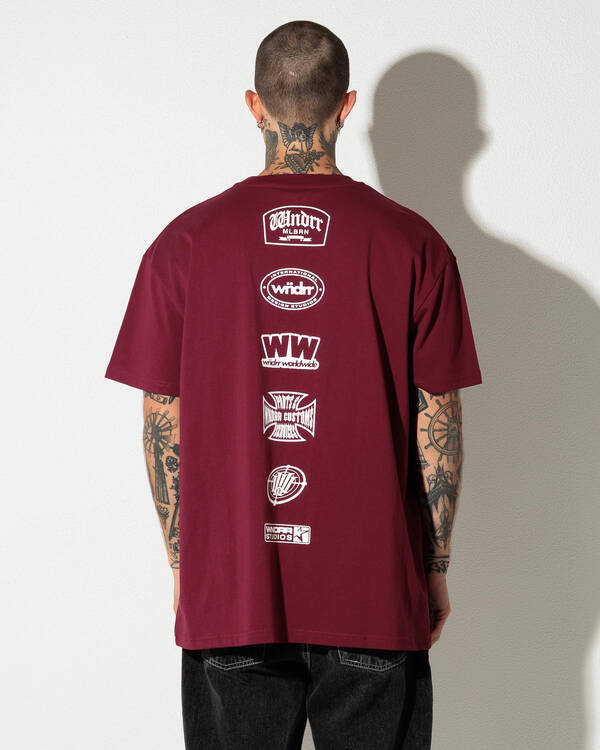 Wndrr Union Box Fit T-Shirt for Mens