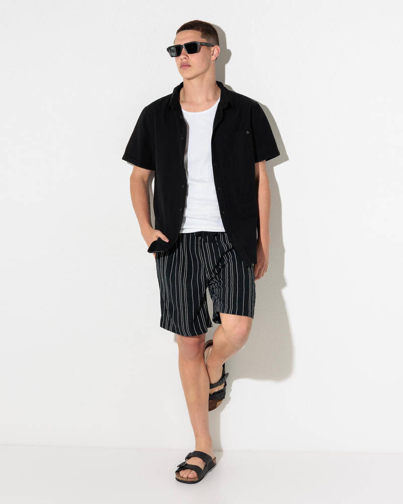 Lucid Offline Elastic Waist Shorts for Mens