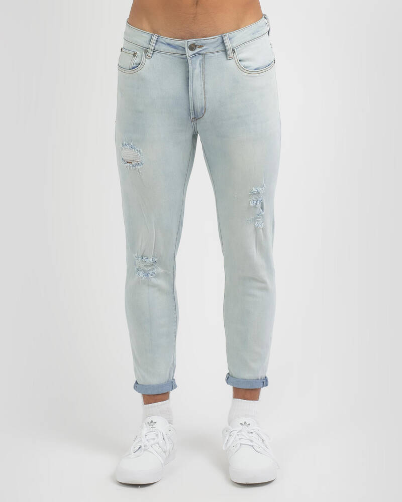 Ziggy Denim Pipes Crop Jeans for Mens