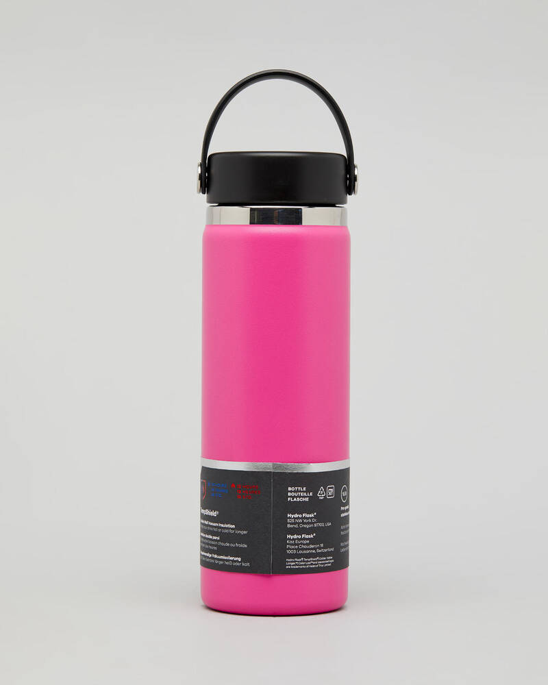 Hydro Flask Wide Mouth 591 ml Drink Bottle In Pink Fast Shipping