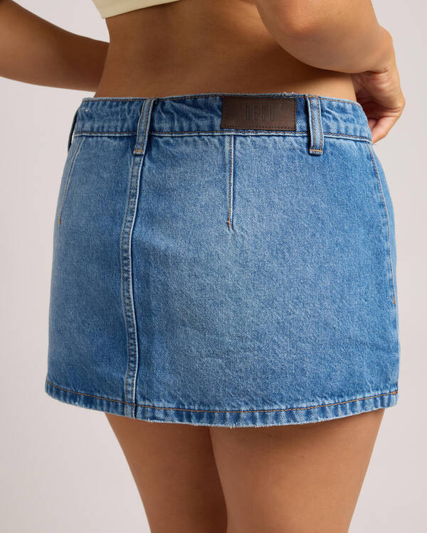 DESU Solene Denim Skort for Womens