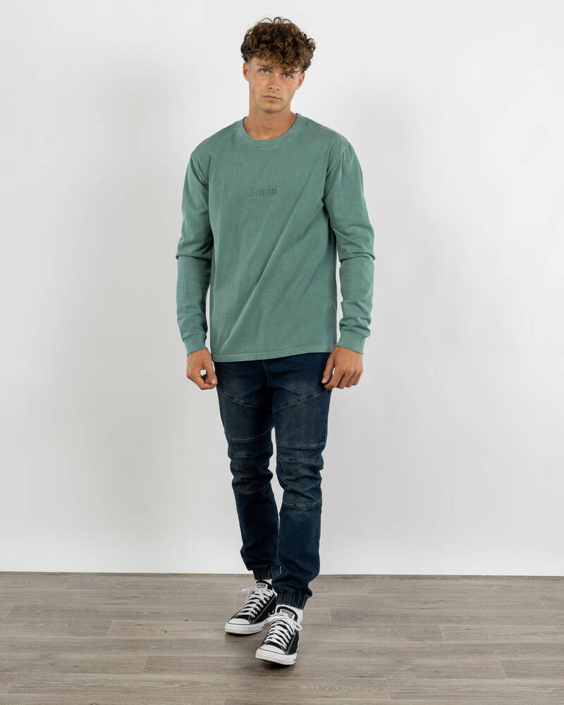 Lucid Border Long Sleeve T-Shirt for Mens