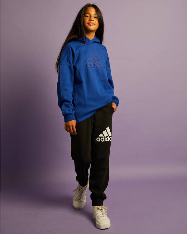 adidas Girls' Big Logo Track Pants for