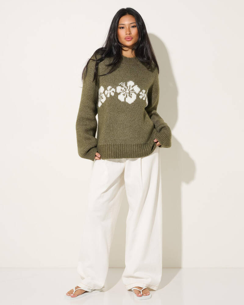 Rip Curl Cala Nights Hibiscus Knit Sweater for Womens