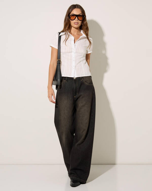Ava And Ever Ingrid Short Sleeve Shirt for Womens