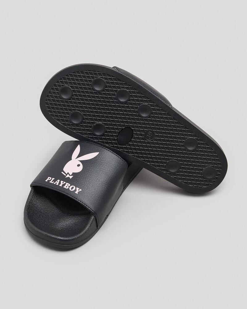 Playboy Grotto Slide Sandals for Womens