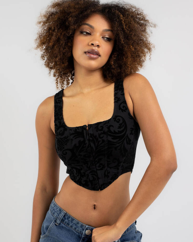 Ava And Ever One Love Corset Top for Womens
