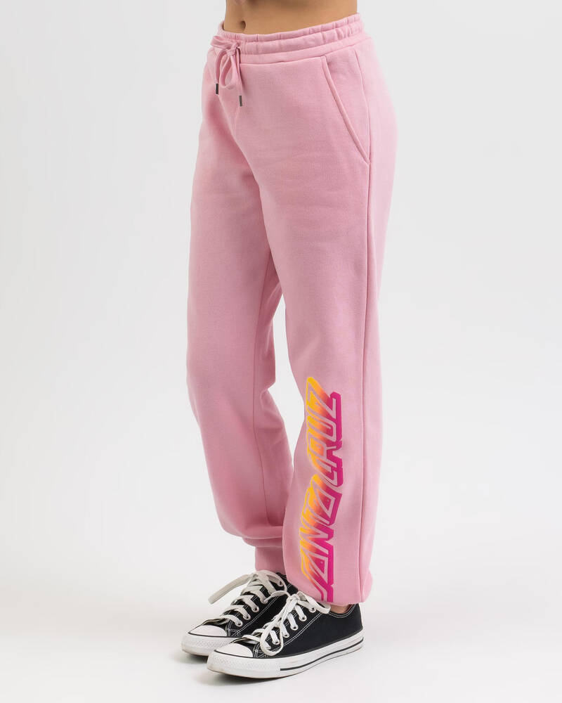 Santa Cruz Girls' SC Strip Track Pants for Womens