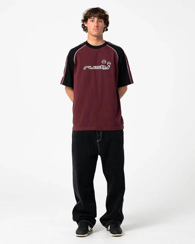 Rusty Omac Short Sleeve Tee for Mens